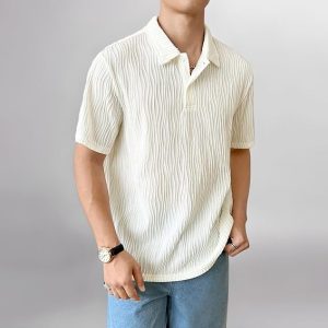 Leriya Fashion Cotton T-Shirt for Men – Soft Breathable Fabric | Regular Fit Half Sleeve Collar Tee for Summer Casual Wear